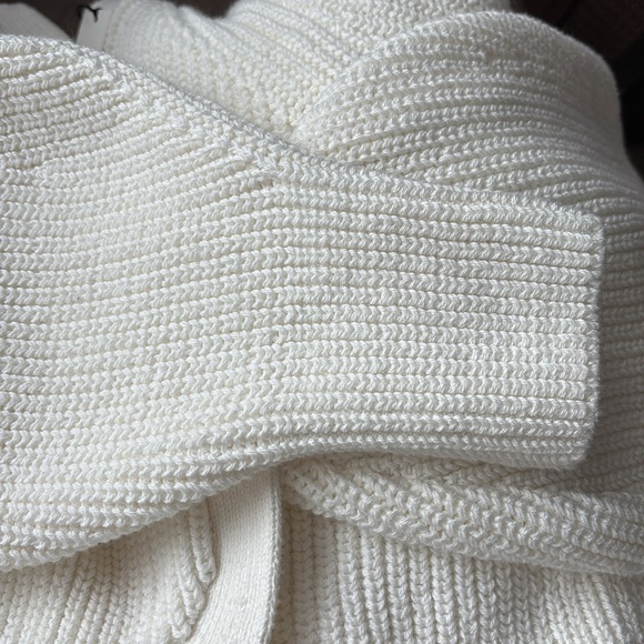New! Banana Republic Thick 100% Cotton Cardigan, Iced Vanilla Ivory, Size XL - Picture 4 of 6